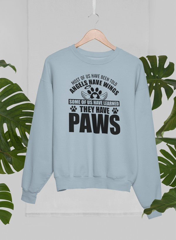 Most Of Us Have Been Told Angels Have Wings Sweat Shirt shopmerchmallow Virgin Teez - Black Hoodie
