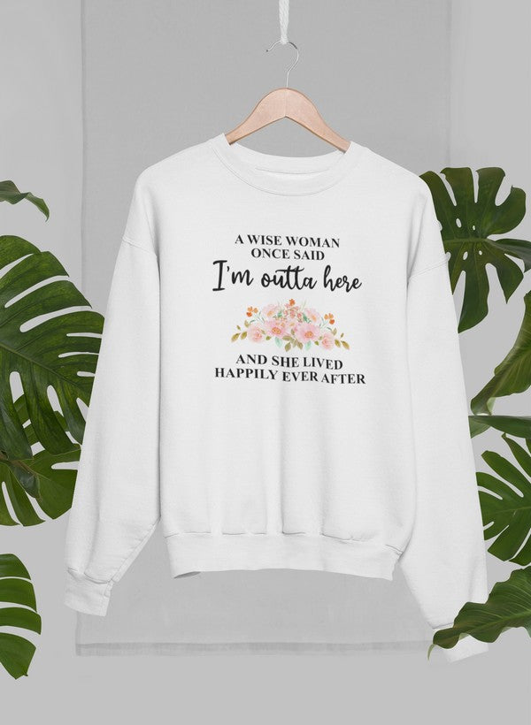 A Wise Woman Sweat Shirt shopmerchmallow Virgin Teez - Black Hoodie