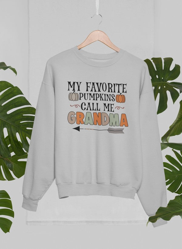 My Favorite Pumpkins Call Me Grandma Sweat Shirt shopmerchmallow Virgin Teez - Black Hoodie