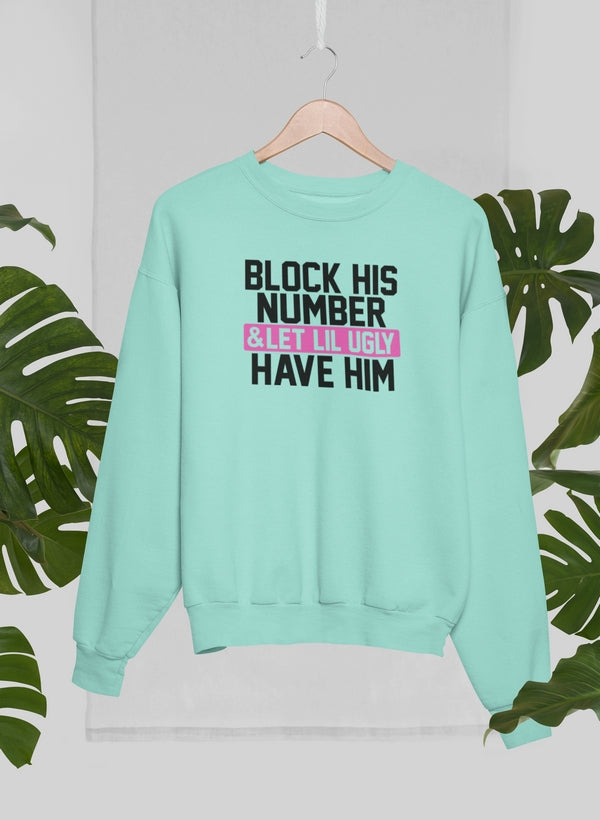 Block His Numbe Sweat Shirt shopmerchmallow Virgin Teez - Black Hoodie