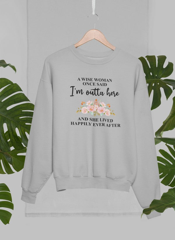 A Wise Woman Sweat Shirt shopmerchmallow Virgin Teez - Black Hoodie