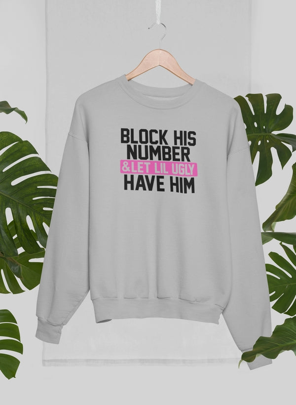 Block His Numbe Sweat Shirt shopmerchmallow Virgin Teez - Black Hoodie