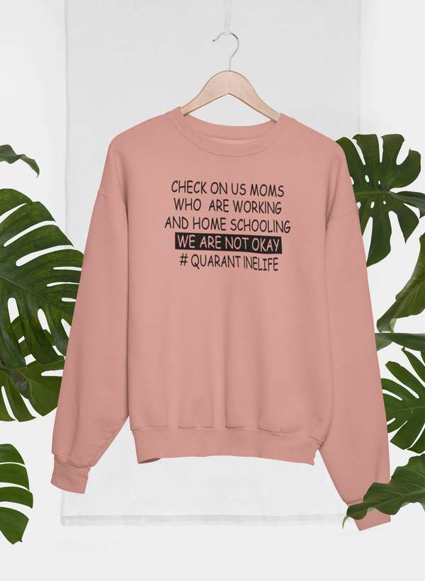Homeschool Mama Sweat Shirt shopmerchmallow Virgin Teez - Black Hoodie
