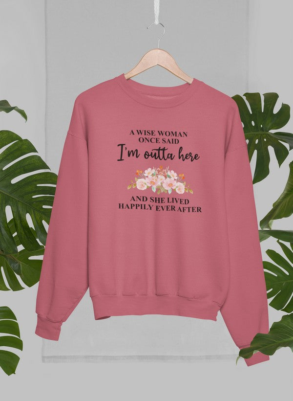 A Wise Woman Sweat Shirt shopmerchmallow Virgin Teez - Black Hoodie