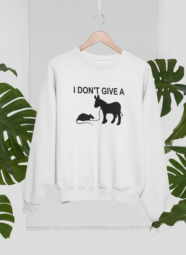 Rat Donkey Sweat Shirt shopmerchmallow Virgin Teez - Black Hoodie