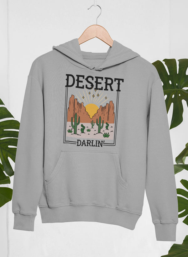 Desert Darlin' Hoodie shopmerchmallow Virgin Teez - Black Hoodie