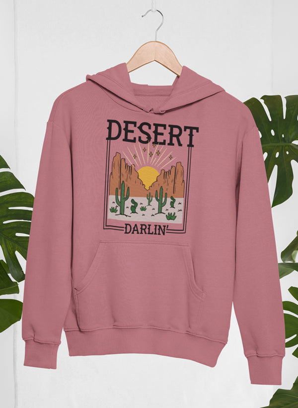Desert Darlin' Hoodie shopmerchmallow Virgin Teez - Black Hoodie