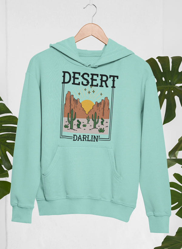 Desert Darlin' Hoodie shopmerchmallow Virgin Teez - Black Hoodie