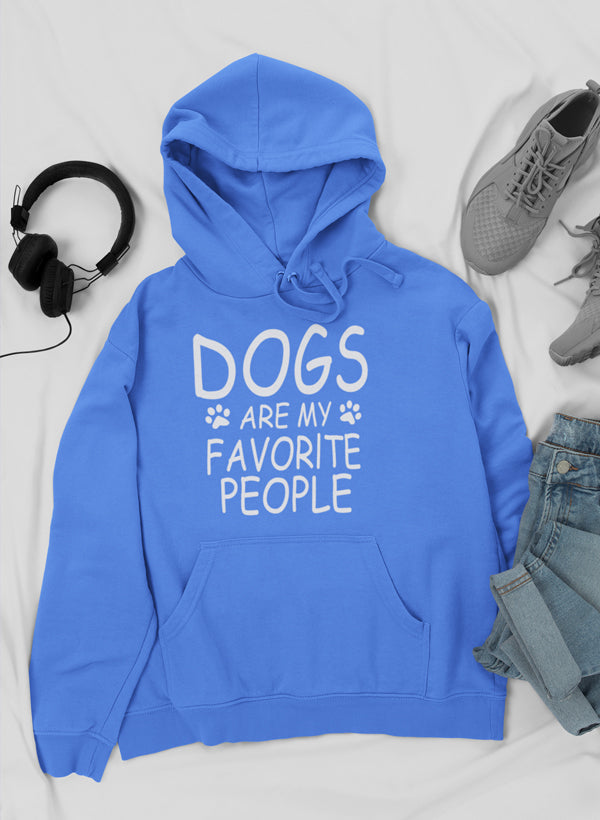 Dogs Are My Favorite People Hoodie shopmerchmallow Virgin Teez - Black Hoodie