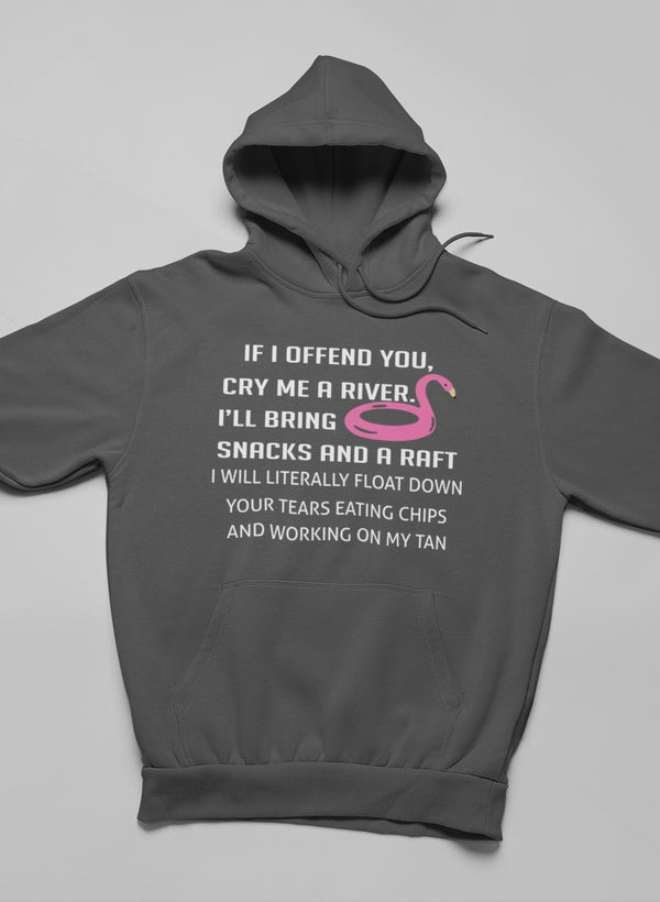 If I Offend You Hoodie shopmerchmallow Virgin Teez - Black Hoodie