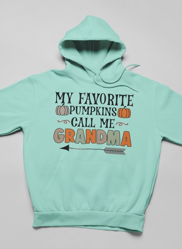 My Favorite Pumpkins Call Me Grandma Hoodie shopmerchmallow Virgin Teez - Black Hoodie