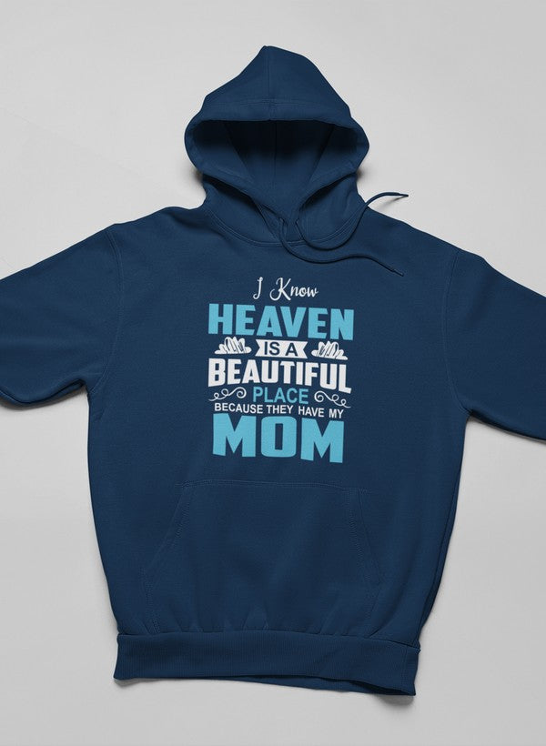 I Know Heaven Is A Beautiful Place Hoodie shopmerchmallow Virgin Teez - Black Hoodie