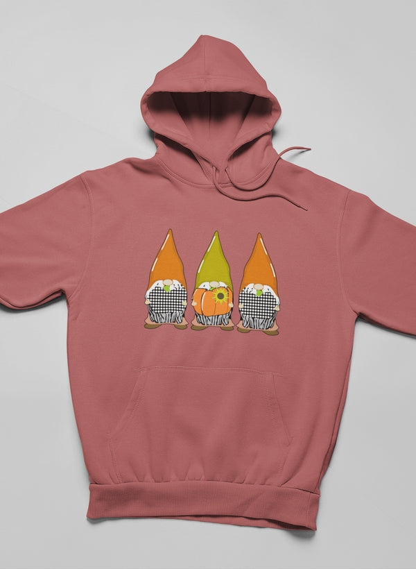 Pumpkin Gnomes Fall Hoodie shopmerchmallow Virgin Teez - Black Hoodie