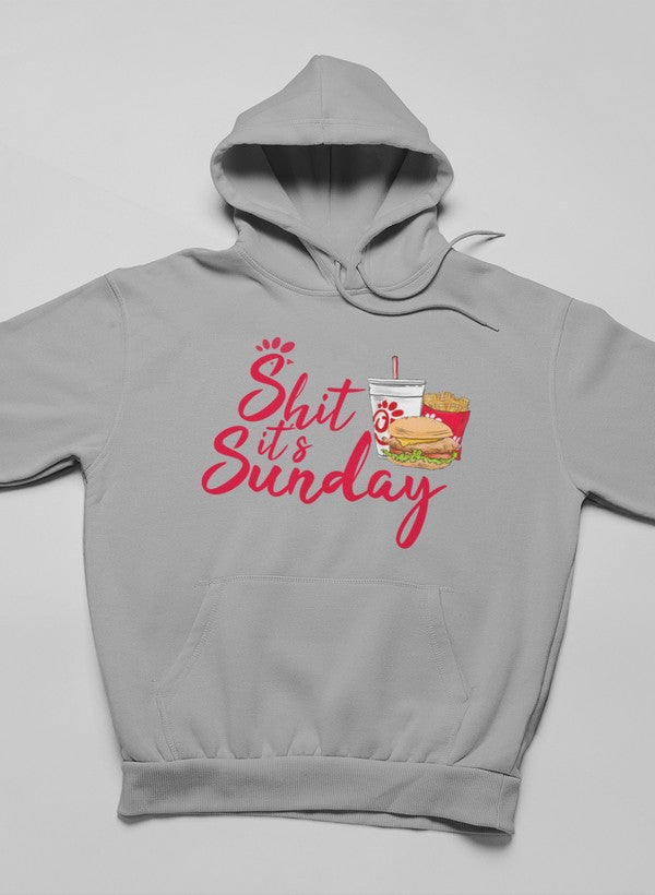 It's Sunday Chicken Hoodie shopmerchmallow Virgin Teez - Black Hoodie