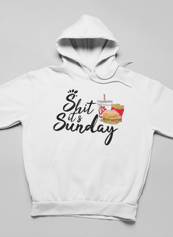 It's Sunday Chicken Hoodie shopmerchmallow Virgin Teez - Black Hoodie