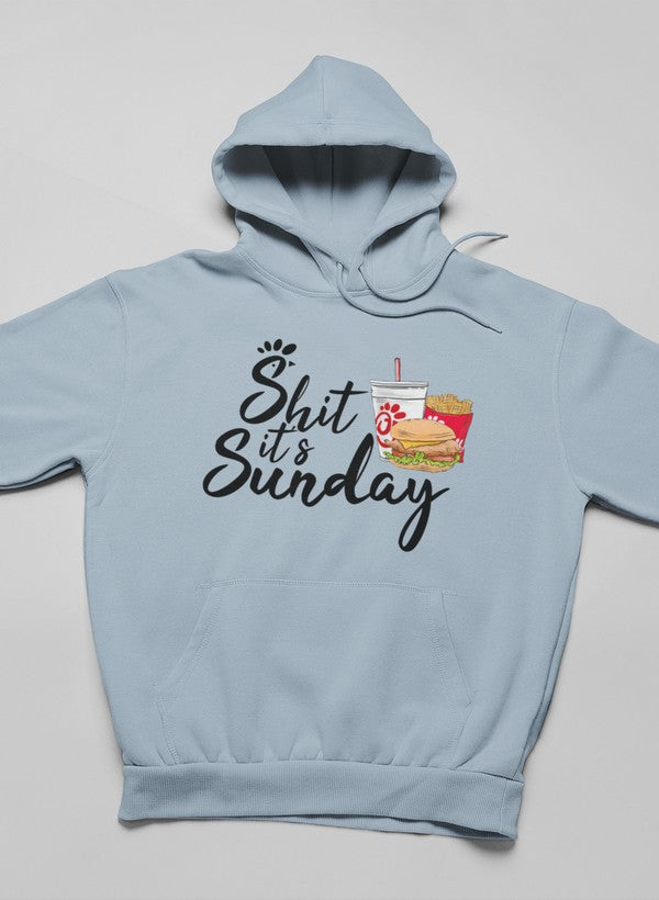 It's Sunday Chicken Hoodie shopmerchmallow Virgin Teez - Black Hoodie