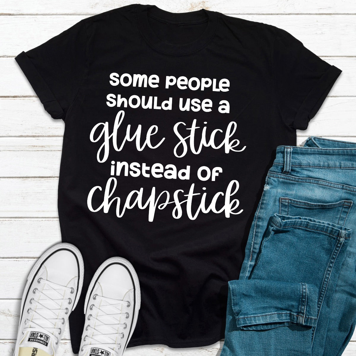Some People Should Use Glue Stick T-Shirt shopmerchmallow Some People Should Use Glue Stick T-Shirt