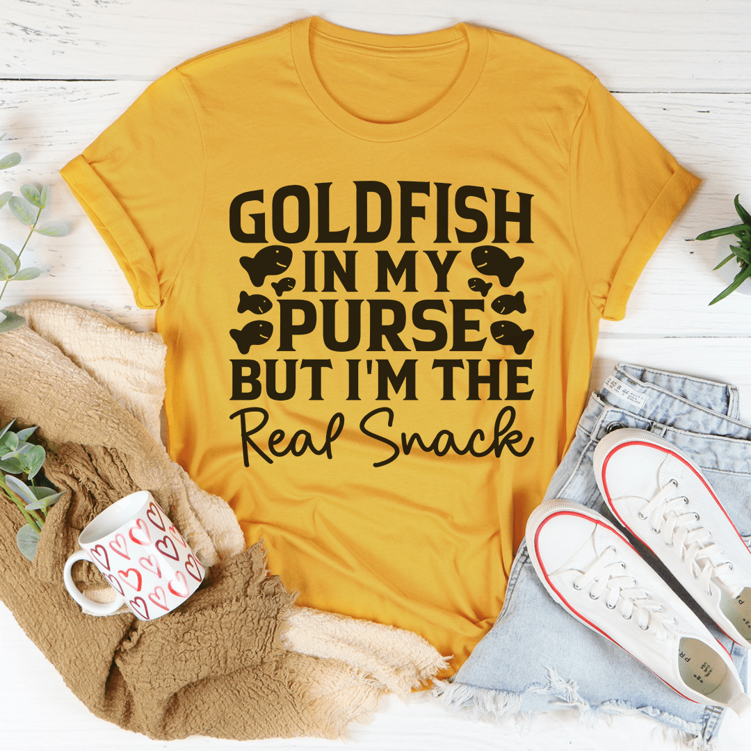 Goldfish In My Purse But I'm The Real Snack T-Shirt shopmerchmallow Goldfish In My Purse But I'm The Real Snack T-Shirt