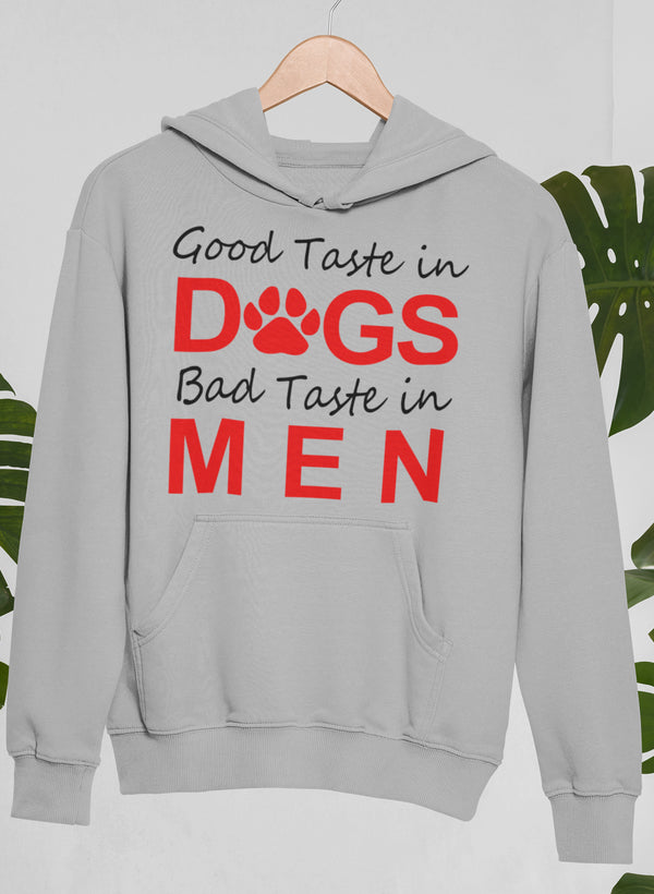 Good Taste In Dogs Hoodie shopmerchmallow Virgin Teez - Black Hoodie