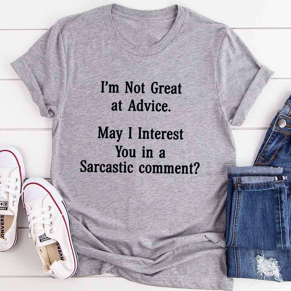 I'm Not Great At Advice T-Shirt shopmerchmallow I'm Not Great At Advice T-Shirt