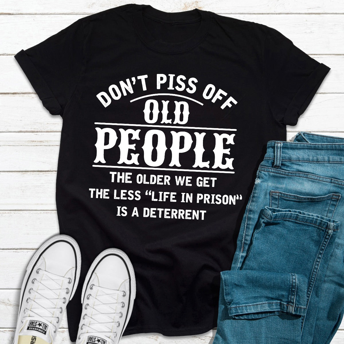 Don't Piss Off Old People T-Shirt shopmerchmallow Don't Piss Off Old People T-Shirt