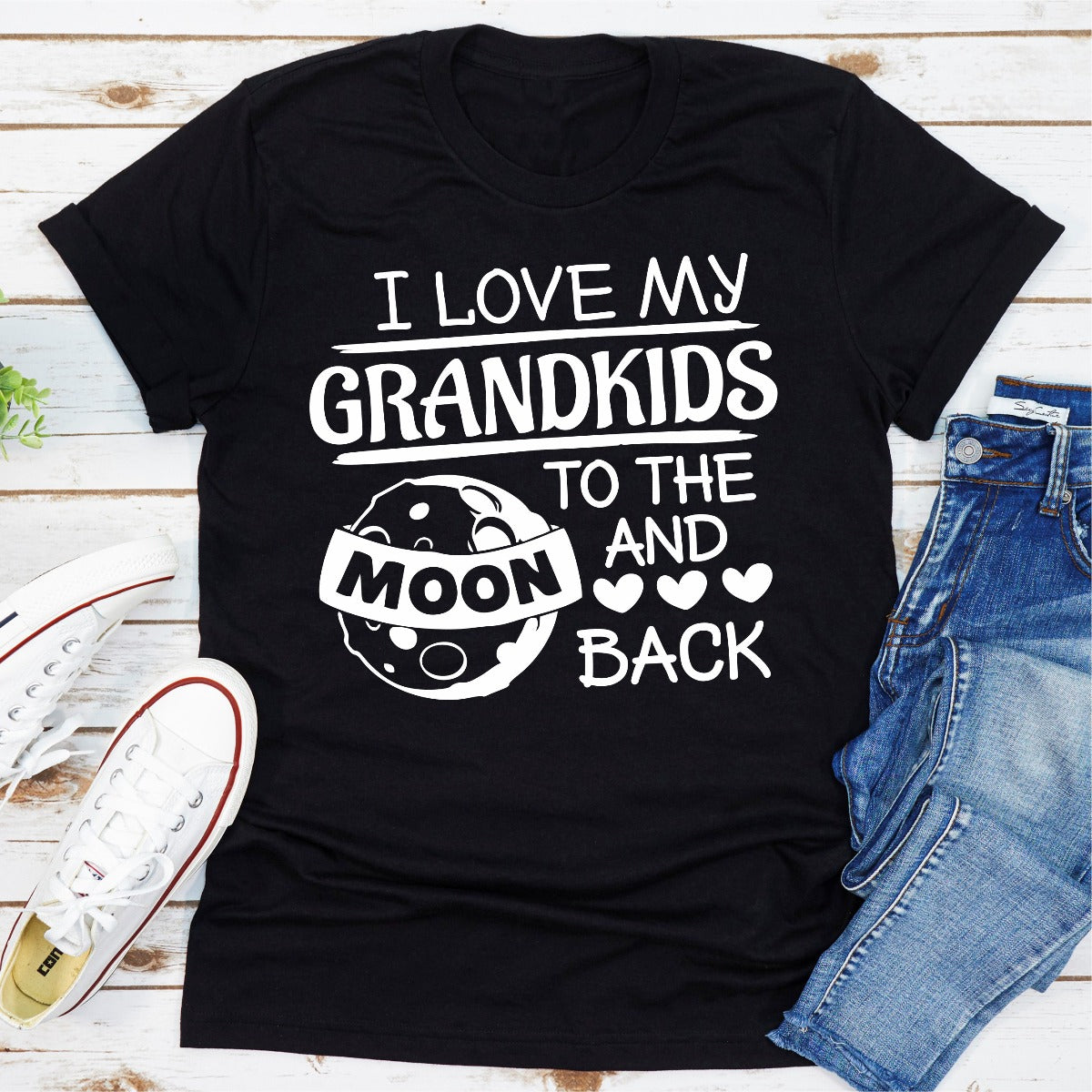 I Love My Grandkids To The Moon And Back T-Shirt shopmerchmallow I Love My Grandkids To The Moon And Back T-Shirt