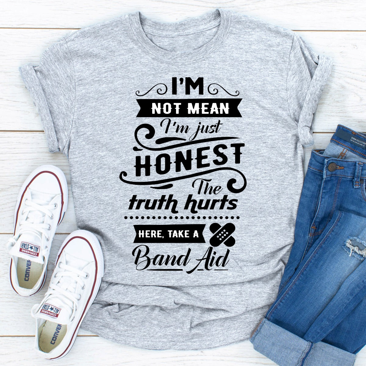 I'm Not Mean T-Shirt shopmerchmallow I'm Not Mean T-Shirt