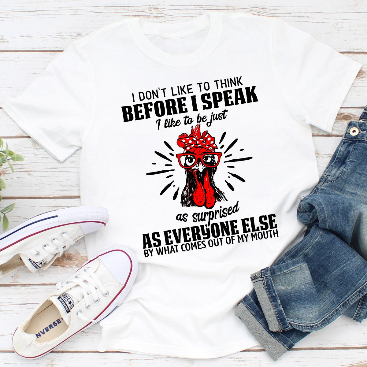I Don't Like To Think Before I Speak T-Shirt shopmerchmallow I Don't Like To Think Before I Speak T-Shirt
