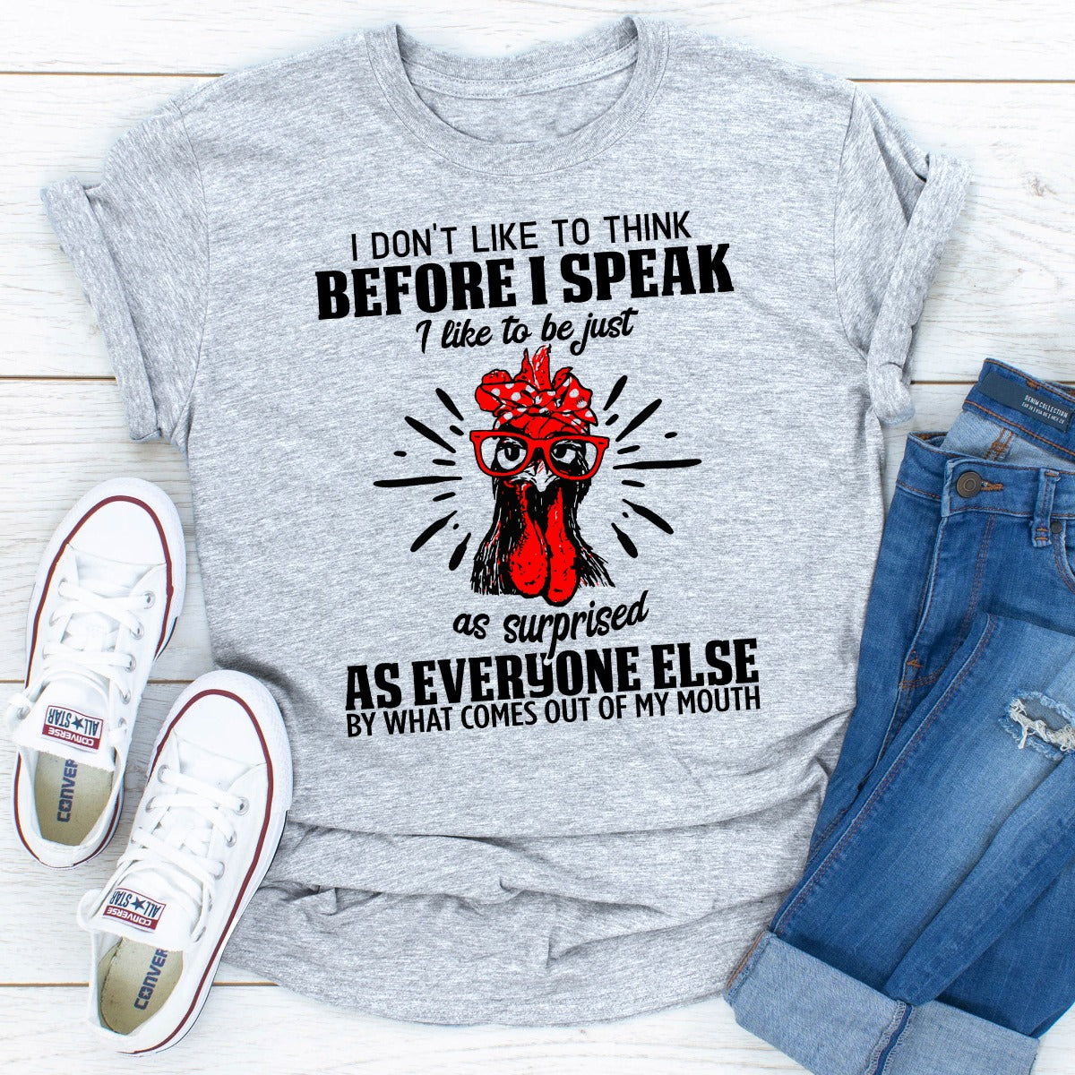 I Don't Like To Think Before I Speak T-Shirt shopmerchmallow I Don't Like To Think Before I Speak T-Shirt