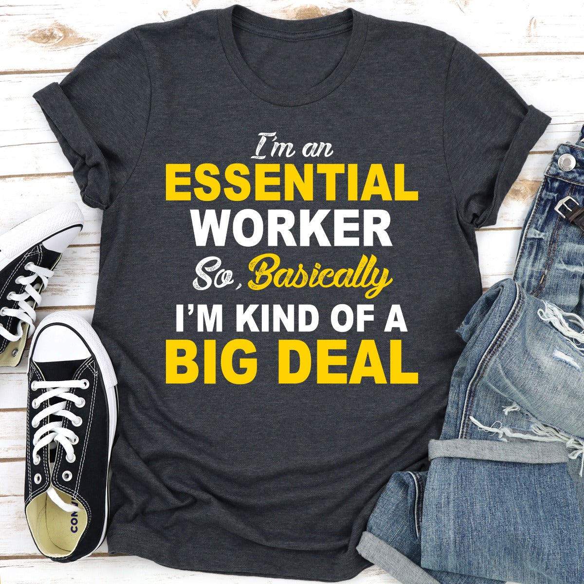 I'm An Essential Worker T-Shirt shopmerchmallow I'm An Essential Worker T-Shirt