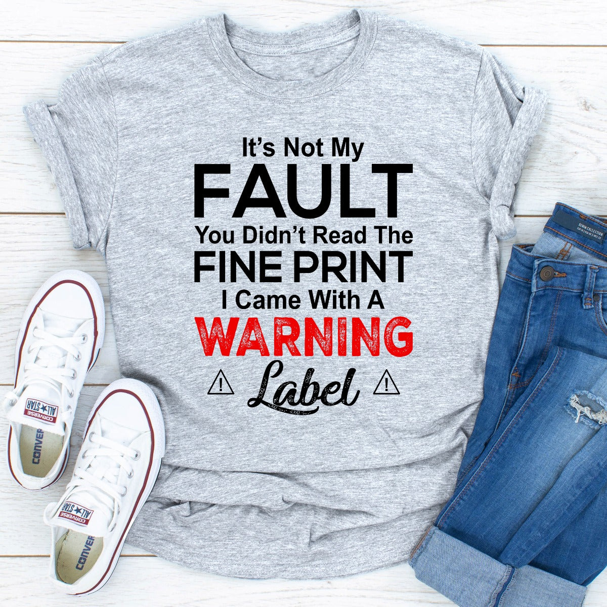 It's Not My Fault You Didn't Read The Fine Print T-Shirt shopmerchmallow It's Not My Fault You Didn't Read The Fine Print T-Shirt