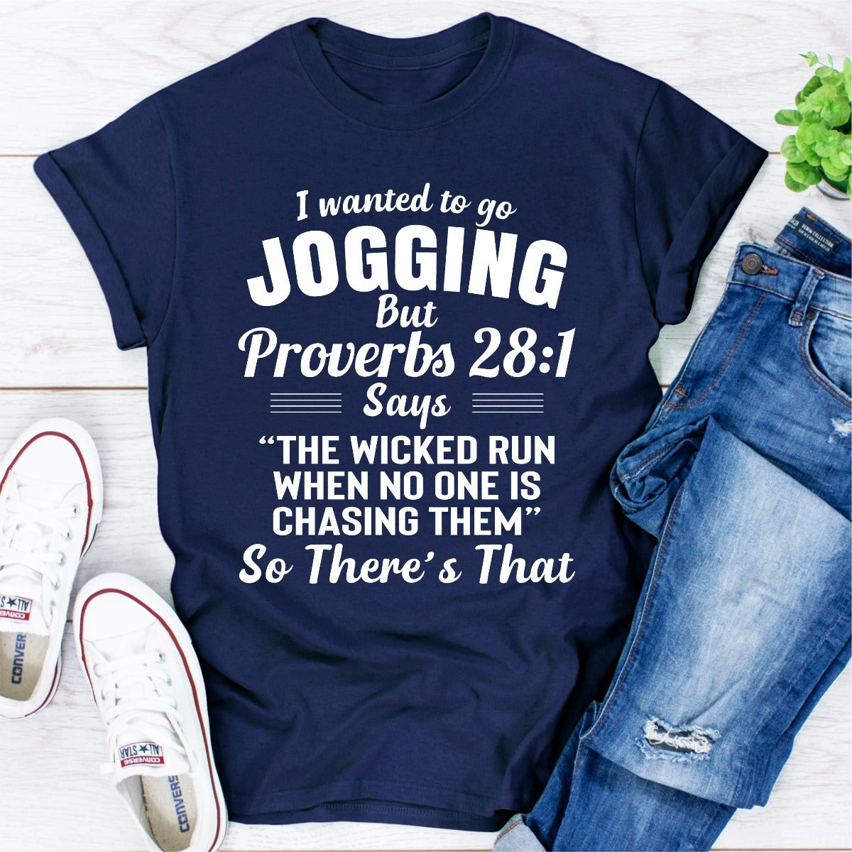 I Wanted To Go Jogging T-Shirt shopmerchmallow I Wanted To Go Jogging T-Shirt