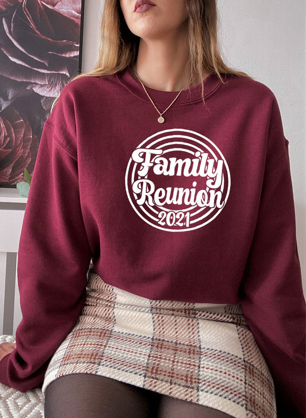 Family Reunion 2021 Sweat Shirt shopmerchmallow Virgin Teez - Black Hoodie
