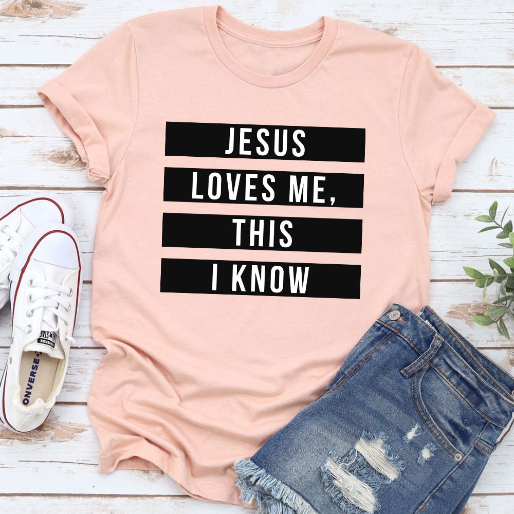 Jesus Loves Me This I Know T-Shirt shopmerchmallow Jesus Loves Me This I Know T-Shirt