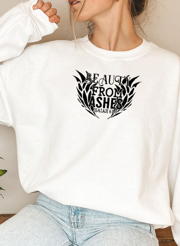 Beauty From Ashes Isaiah Sweat Shirt shopmerchmallow Virgin Teez - Black Hoodie