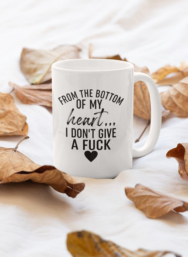 From The Bottom Of My Heart Mug shopmerchmallow Virgin Teez - A Future Wars Story Mug