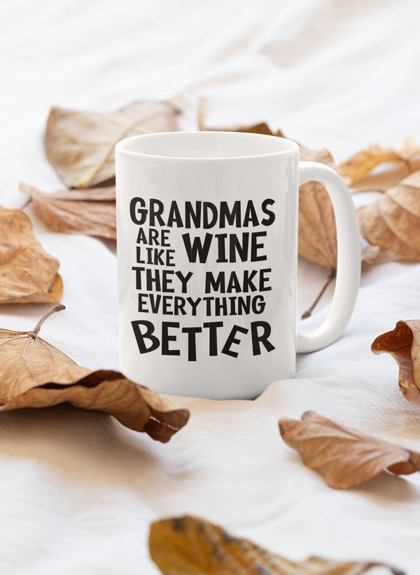 Grandmas Are Like Wine They Make Everything Better Mug shopmerchmallow Virgin Teez - A Future Wars Story Mug