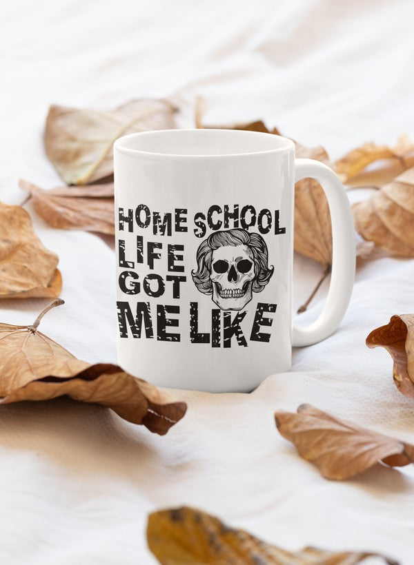 Homeschool Life Got Me Like Mug shopmerchmallow Virgin Teez - A Future Wars Story Mug