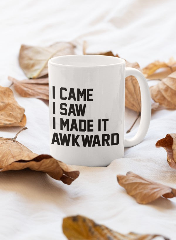 I Came I Saw I Made It Awkward Mug shopmerchmallow Virgin Teez - A Future Wars Story Mug