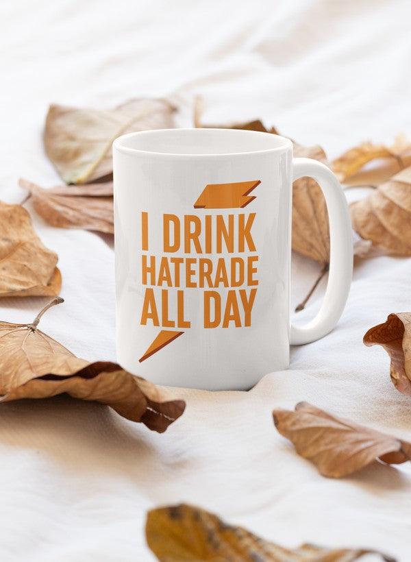 I Drink Haterate Mug shopmerchmallow Virgin Teez - A Future Wars Story Mug
