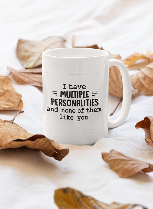 I Have Multiple Personalities Mug shopmerchmallow Virgin Teez - A Future Wars Story Mug