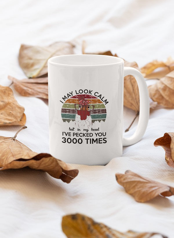 I May Look Calm But In My Head Mug shopmerchmallow Virgin Teez - A Future Wars Story Mug