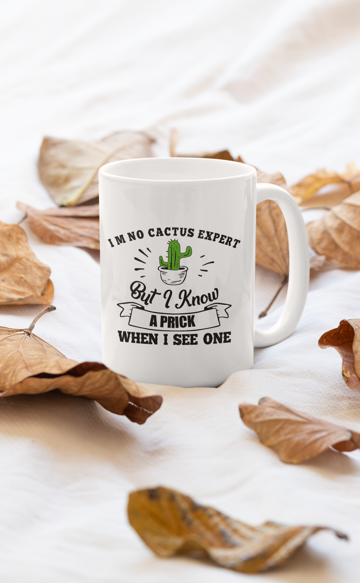 I'm No Cactus Expert Mug shopmerchmallow Virgin Teez - A Future Wars Story Mug