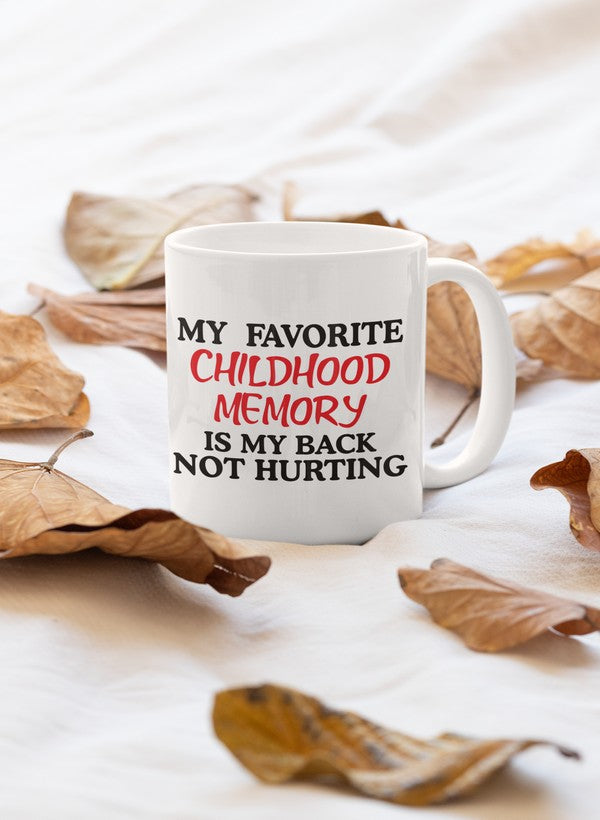 My Childhood Memory Mug shopmerchmallow Virgin Teez - A Future Wars Story Mug