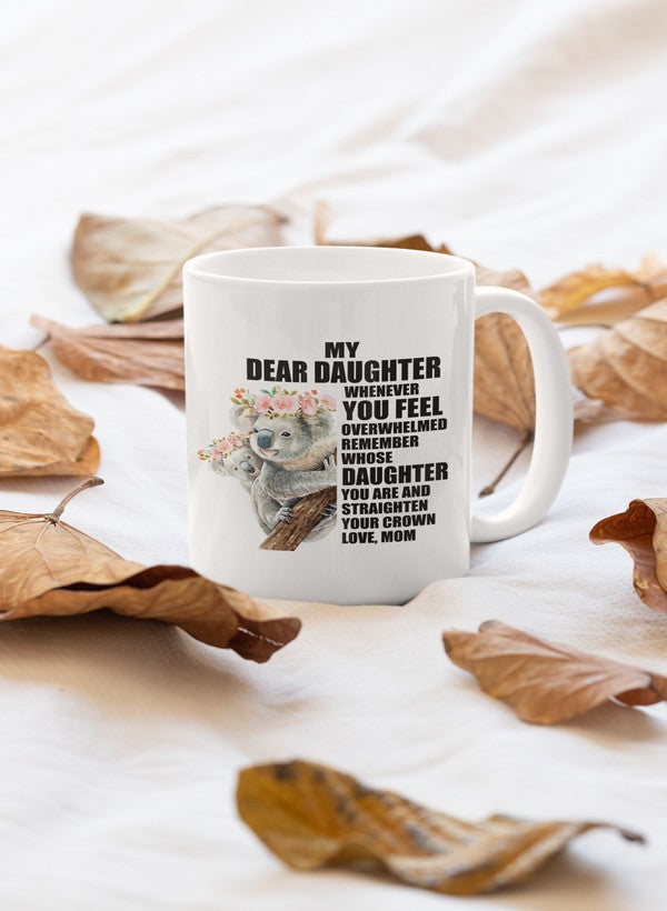 My Dear Daughter Mug shopmerchmallow Virgin Teez - A Future Wars Story Mug
