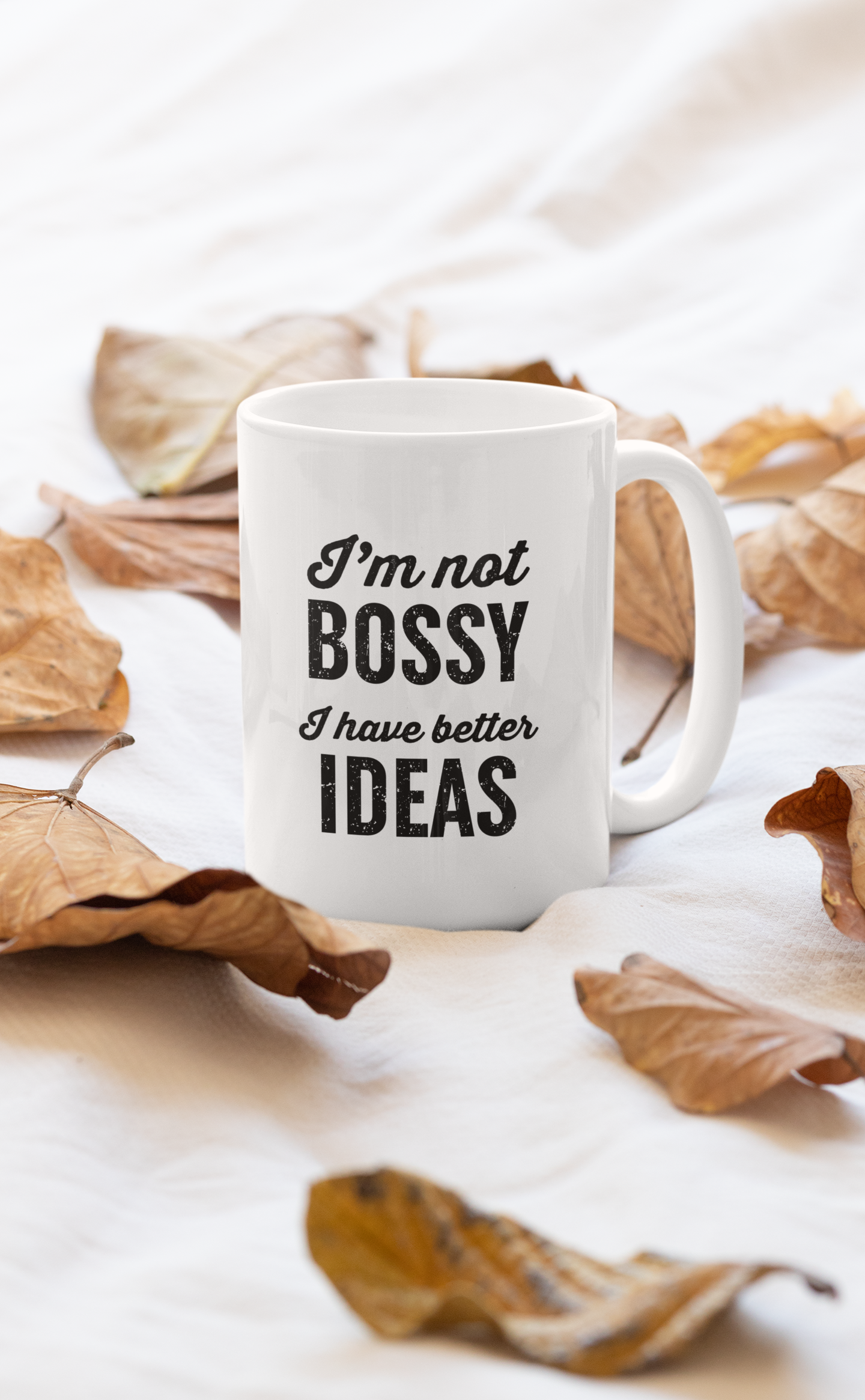 I'm Not Bossy Mug shopmerchmallow Virgin Teez - A Future Wars Story Mug