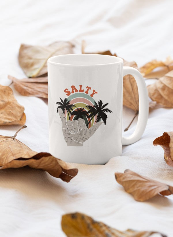 Salty Mug shopmerchmallow Virgin Teez - A Future Wars Story Mug