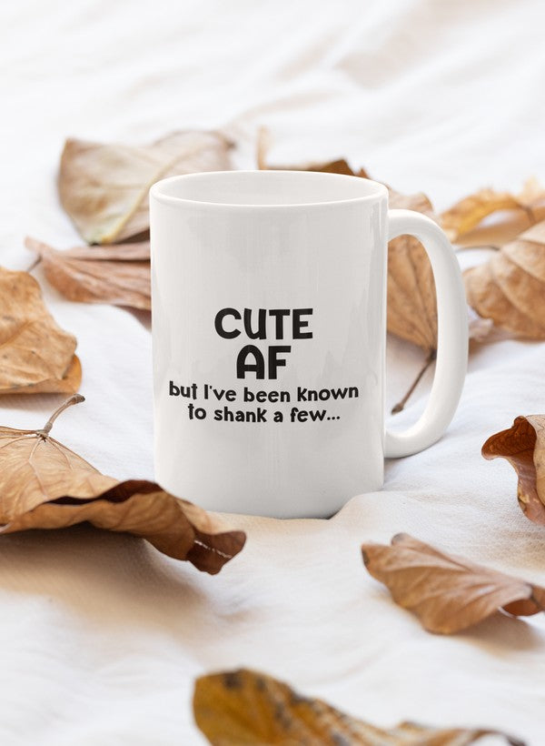 Cute AF Mug shopmerchmallow Virgin Teez - A Future Wars Story Mug
