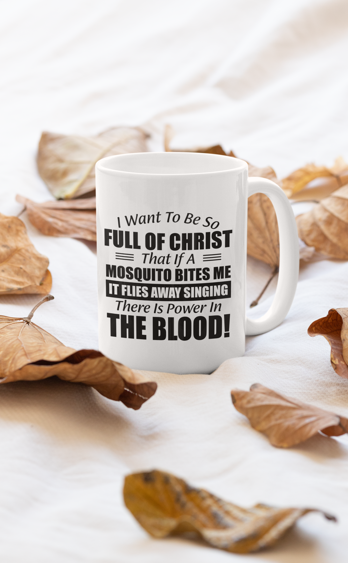 I Want to Be So Full Of Christ Mug shopmerchmallow Virgin Teez - A Future Wars Story Mug