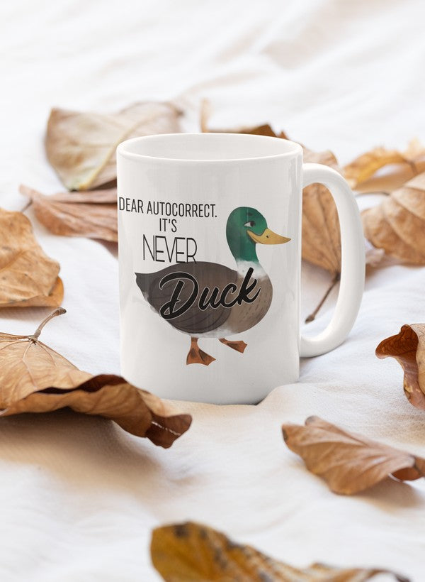 Dear Autocorrect Mug shopmerchmallow Virgin Teez - A Future Wars Story Mug